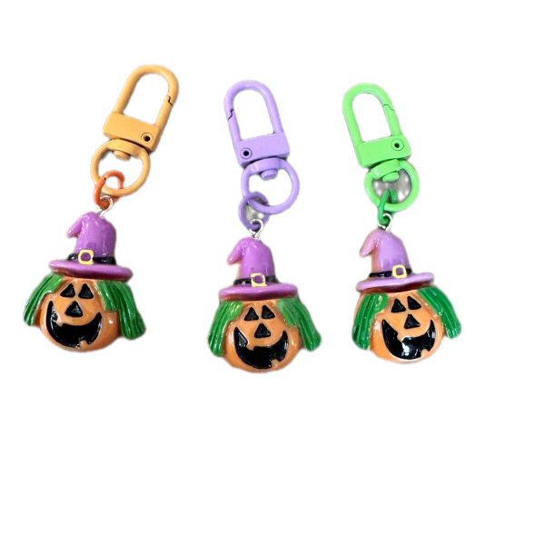 Pumpkin Witch Charm